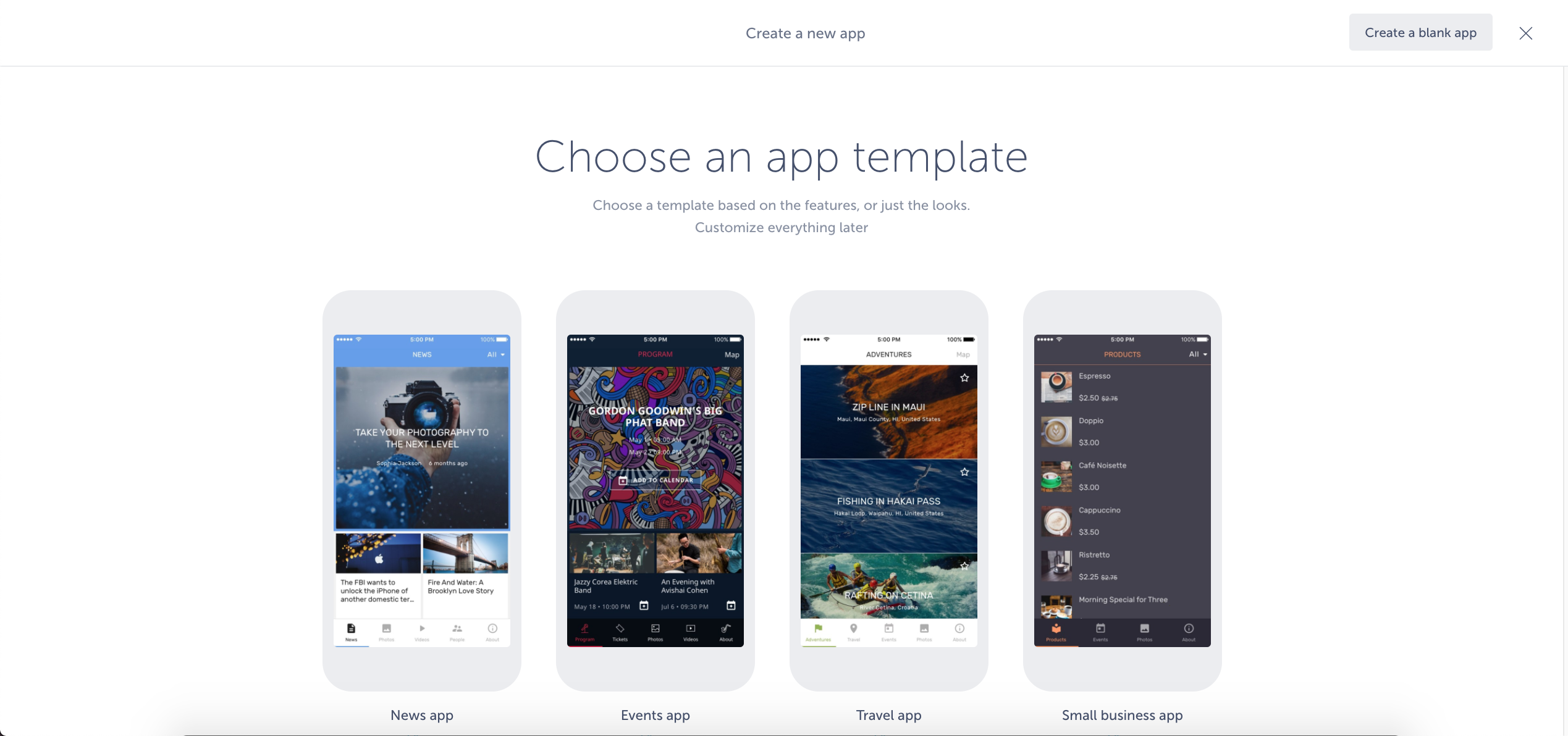 build a mobile app