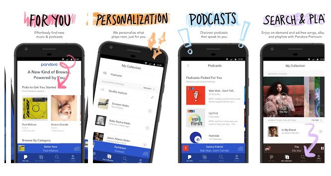  application radio pandora 