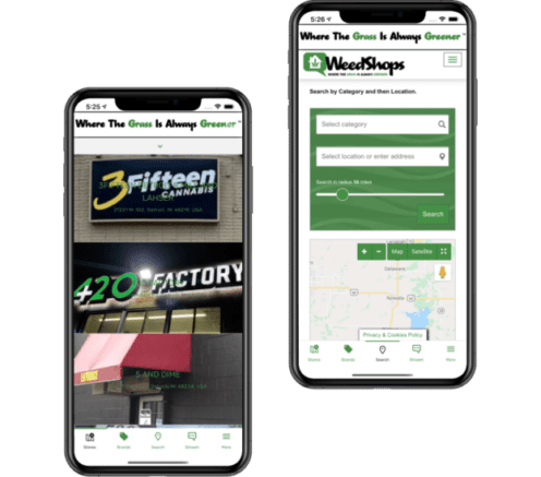 Mockup-2-phones-offsetheader app development - weedshops