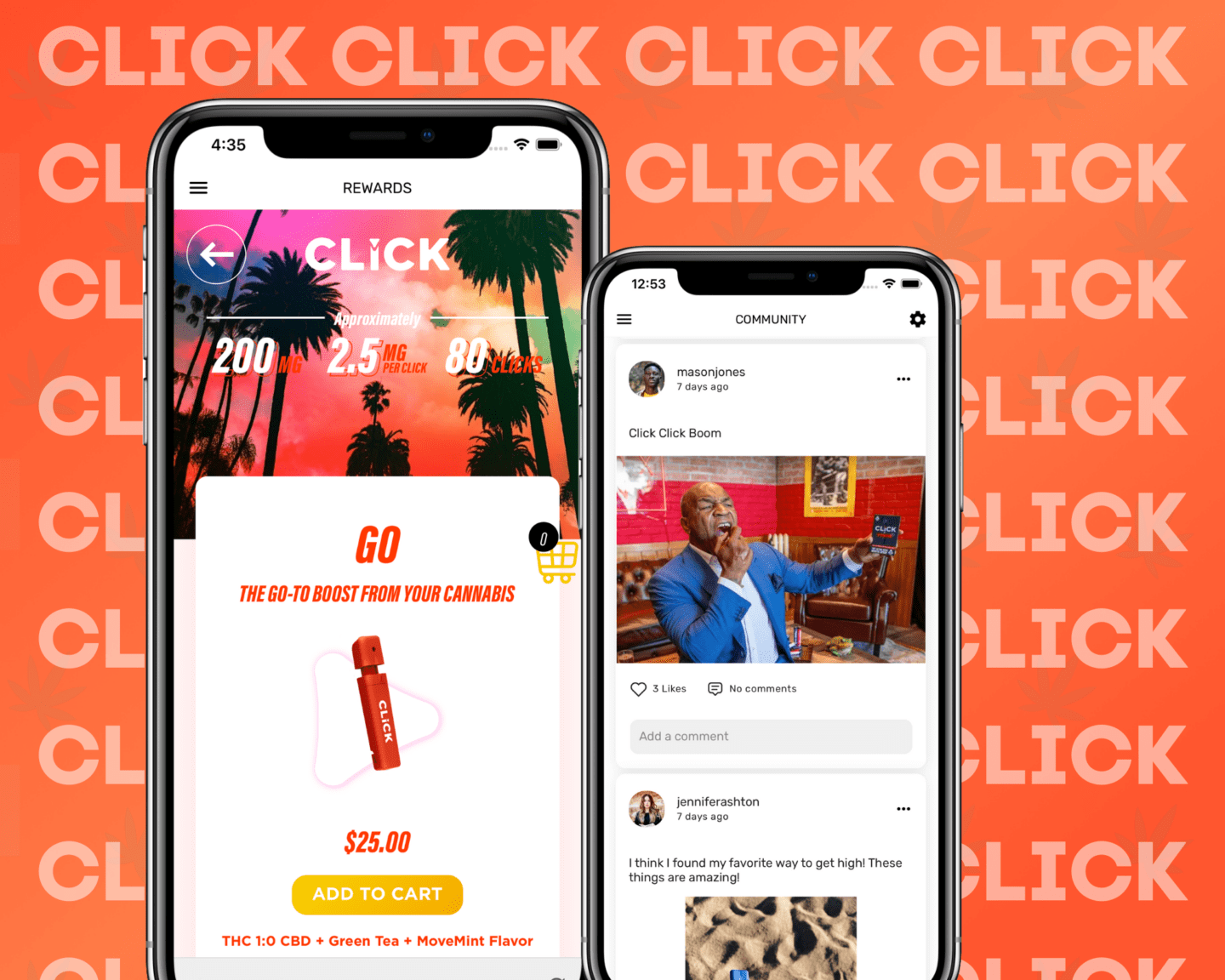 click mobile app